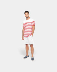 Marine-T-Shirt mit Rundhalsausschnitt für Herren zum Personalisieren