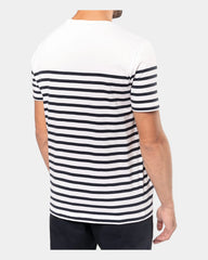 Marine-T-Shirt mit Rundhalsausschnitt für Herren zum Personalisieren