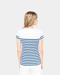 Marine-T-Shirt mit Rundhalsausschnitt für Damen zum Personalisieren