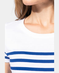 Marine-T-Shirt mit Rundhalsausschnitt für Damen zum Personalisieren