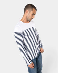 Marinière für Herren mit langen Ärmeln zum Personalisieren