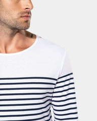 Marinière für Herren mit langen Ärmeln zum Personalisieren