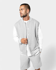 Teddy-Blouson aus Sweatstoff Unisex zum Personalisieren