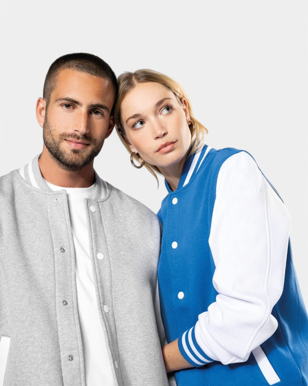 Teddy-Blouson aus Sweatstoff Unisex zum Personalisieren