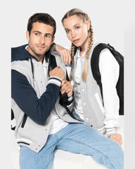 Teddy-Blouson aus Sweatstoff Unisex zum Personalisieren