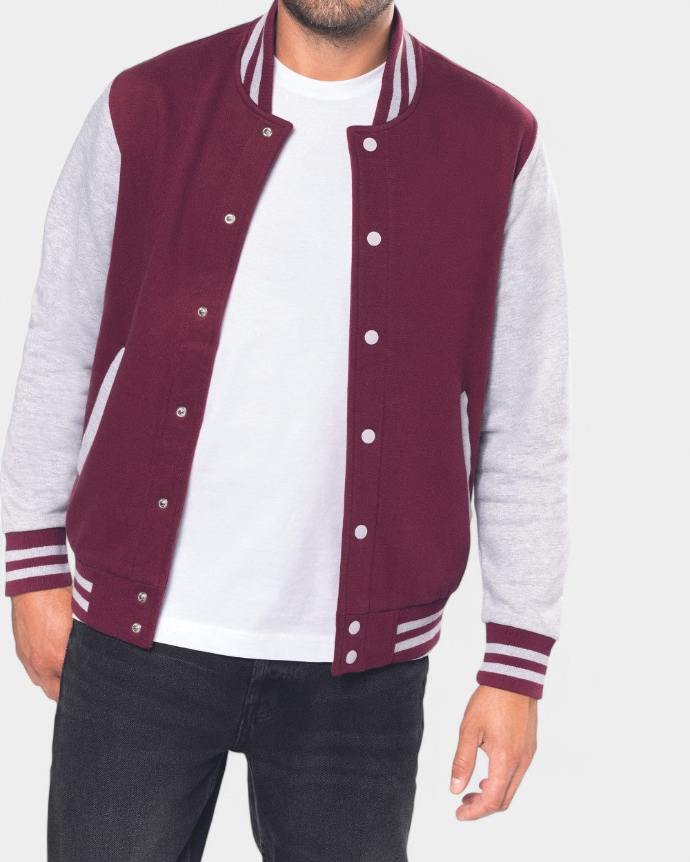 Teddy-Blouson aus Sweatstoff Unisex zum Personalisieren