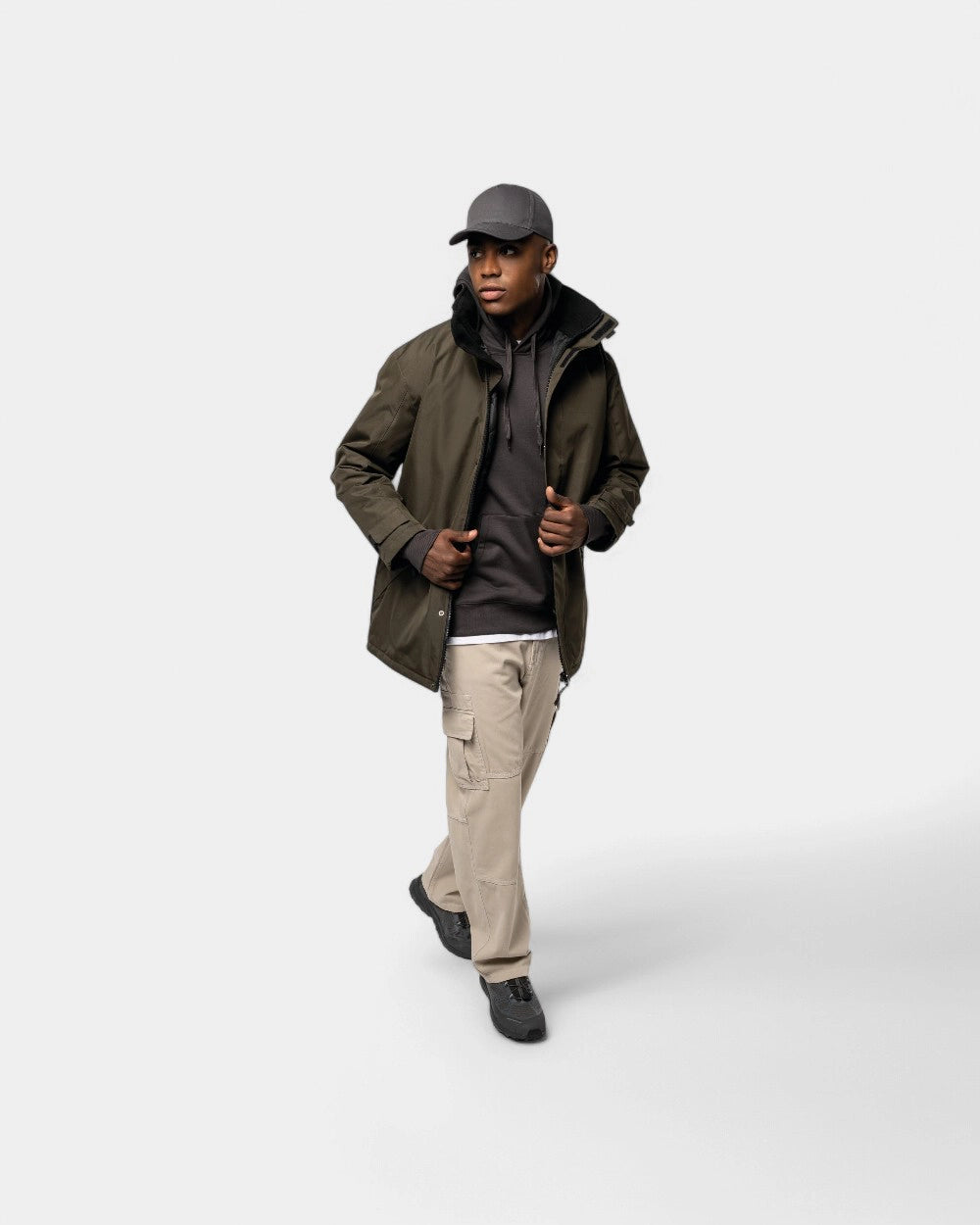 Herren-Kapuzenparka zum Personalisieren