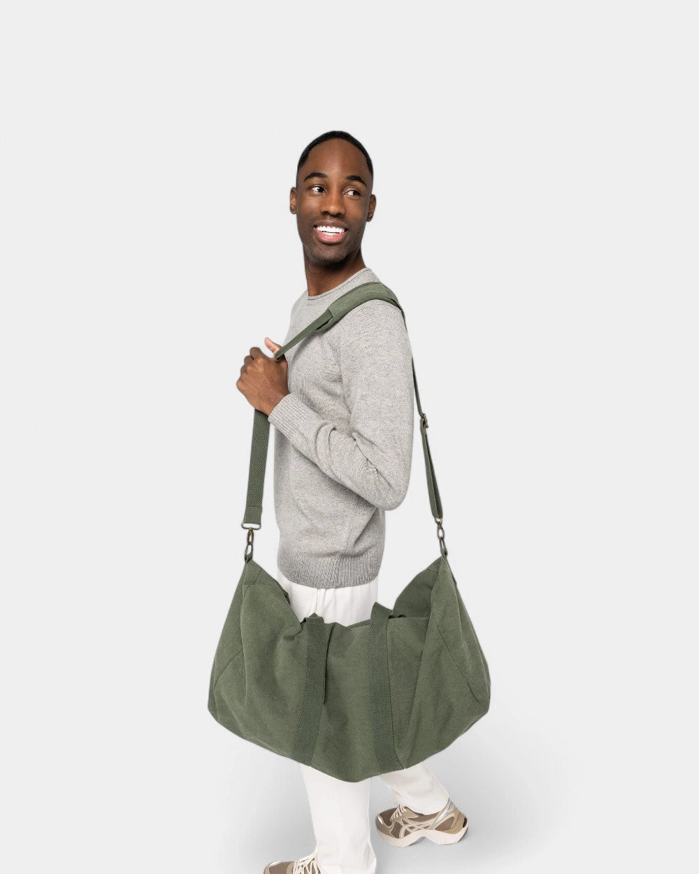 Umweltfreundliche Vintage-Reisetasche zum Personalisieren