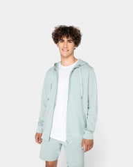 Kapuzensweatjacke mit Reißverschluss Made in Europe zum Personalisieren