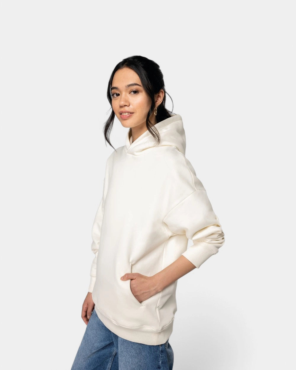 Oversize-Kapuzensweatshirt Unisex zum Personalisieren
