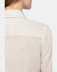 Damenbluse aus Leinen zum Personalisieren
