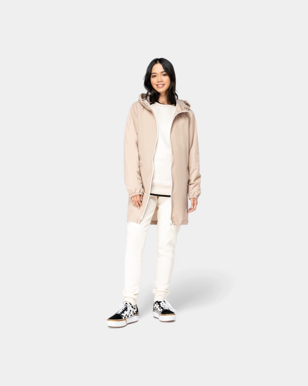 Nachhaltige wasserdichte Unisex-Jacke zum Personalisieren