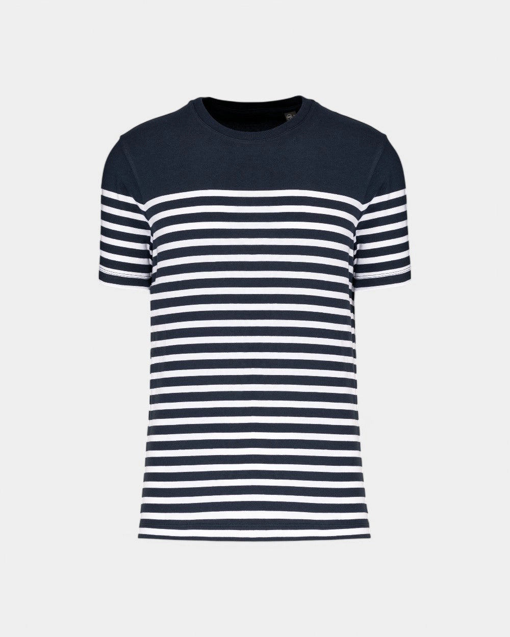 Marine-T-Shirt mit Rundhalsausschnitt für Herren zum Personalisieren