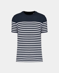 Marine-T-Shirt mit Rundhalsausschnitt für Herren zum Personalisieren