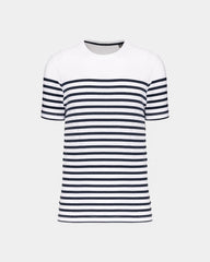 Marine-T-Shirt mit Rundhalsausschnitt für Herren zum Personalisieren