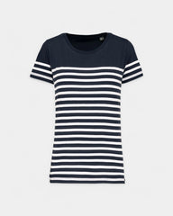 Marine-T-Shirt mit Rundhalsausschnitt für Damen zum Personalisieren