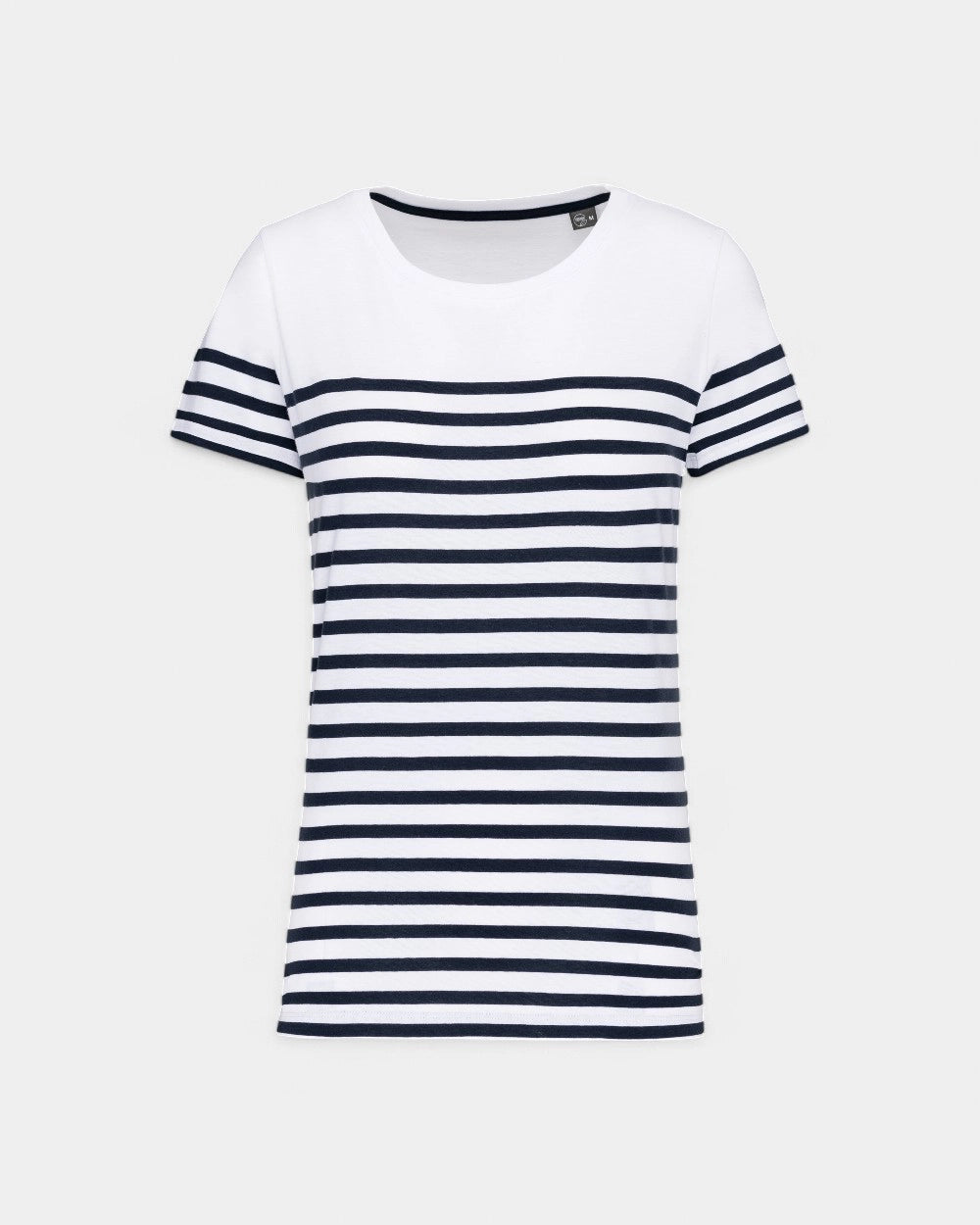 Marine-T-Shirt mit Rundhalsausschnitt für Damen zum Personalisieren