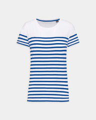 Marine-T-Shirt mit Rundhalsausschnitt für Damen zum Personalisieren