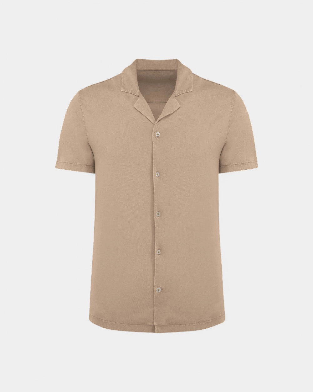 Kurzarmhemd im Washed-Look für Herren zum Personalisieren