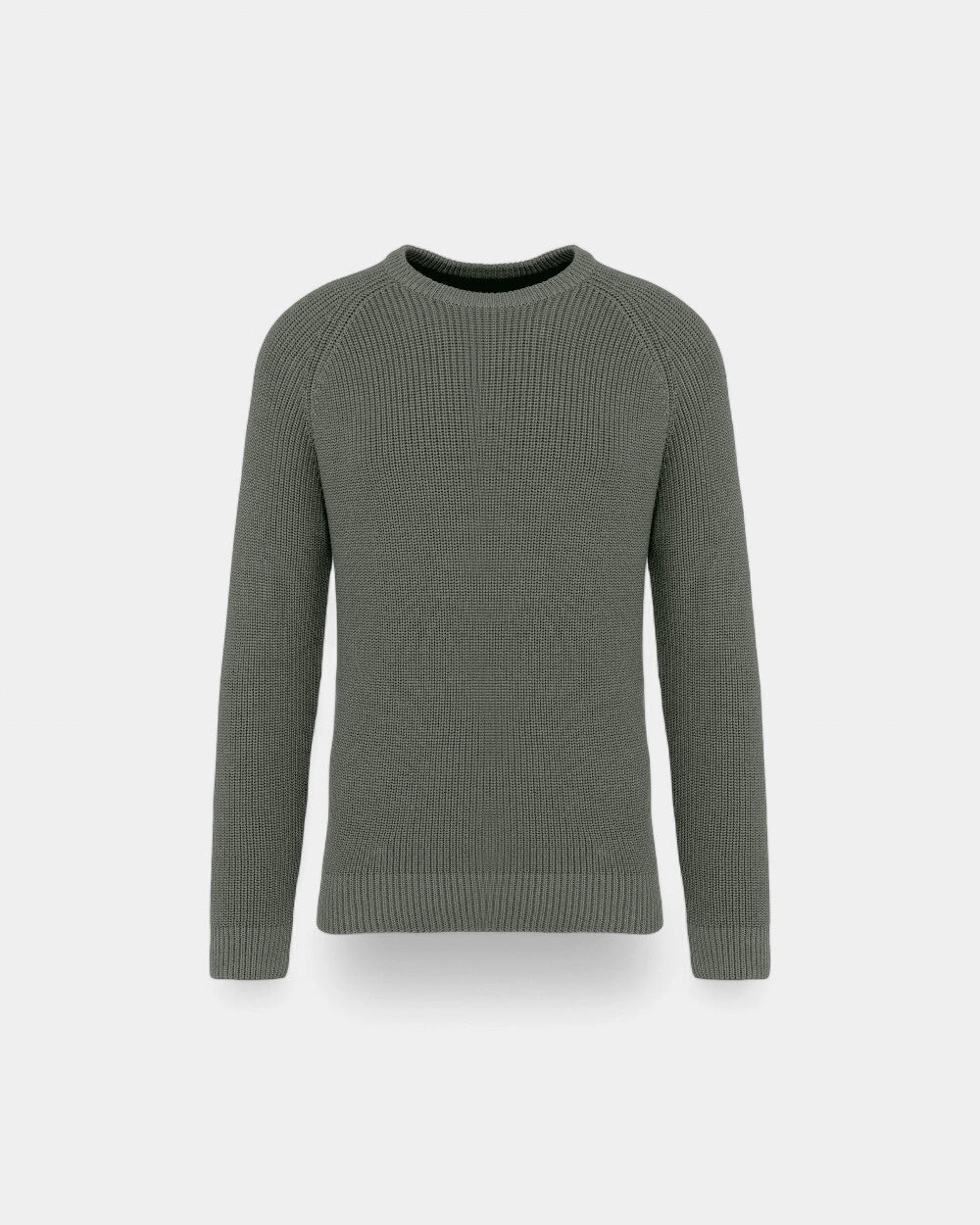 Umweltfreundlicher Grobstrick-Herrenpullover zum Personalisieren