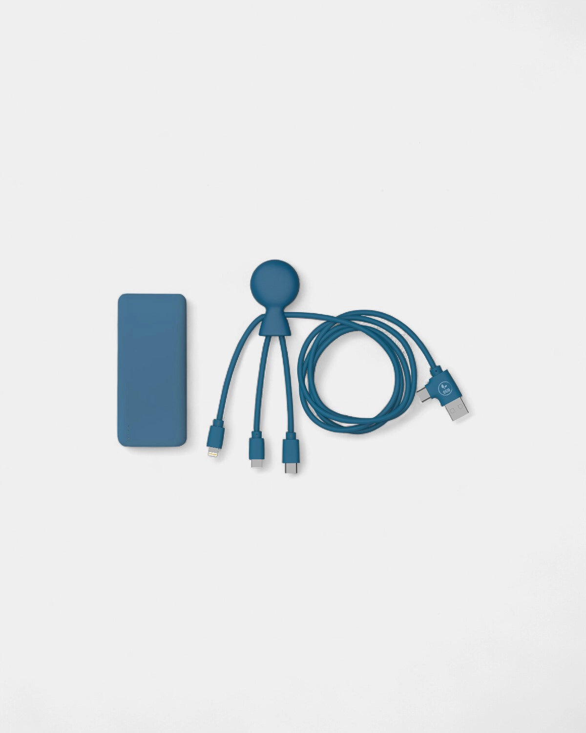 Powerbank 7000 mAh & Multi-Anschluss-Kabel 1 m zum Personalisieren