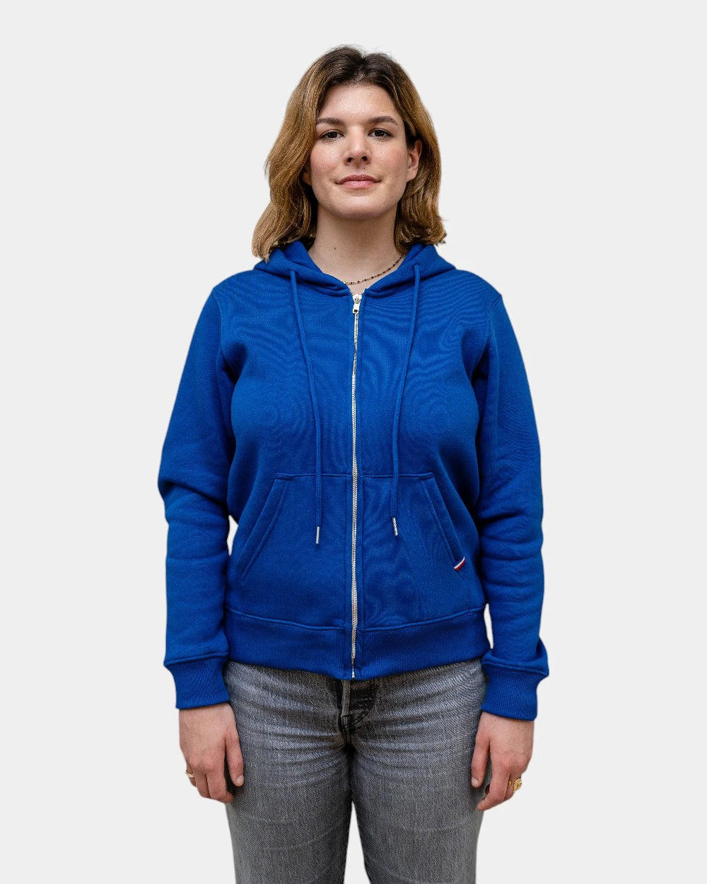 Damen-Zip-Hoodie aus Fleece zum Personalisieren