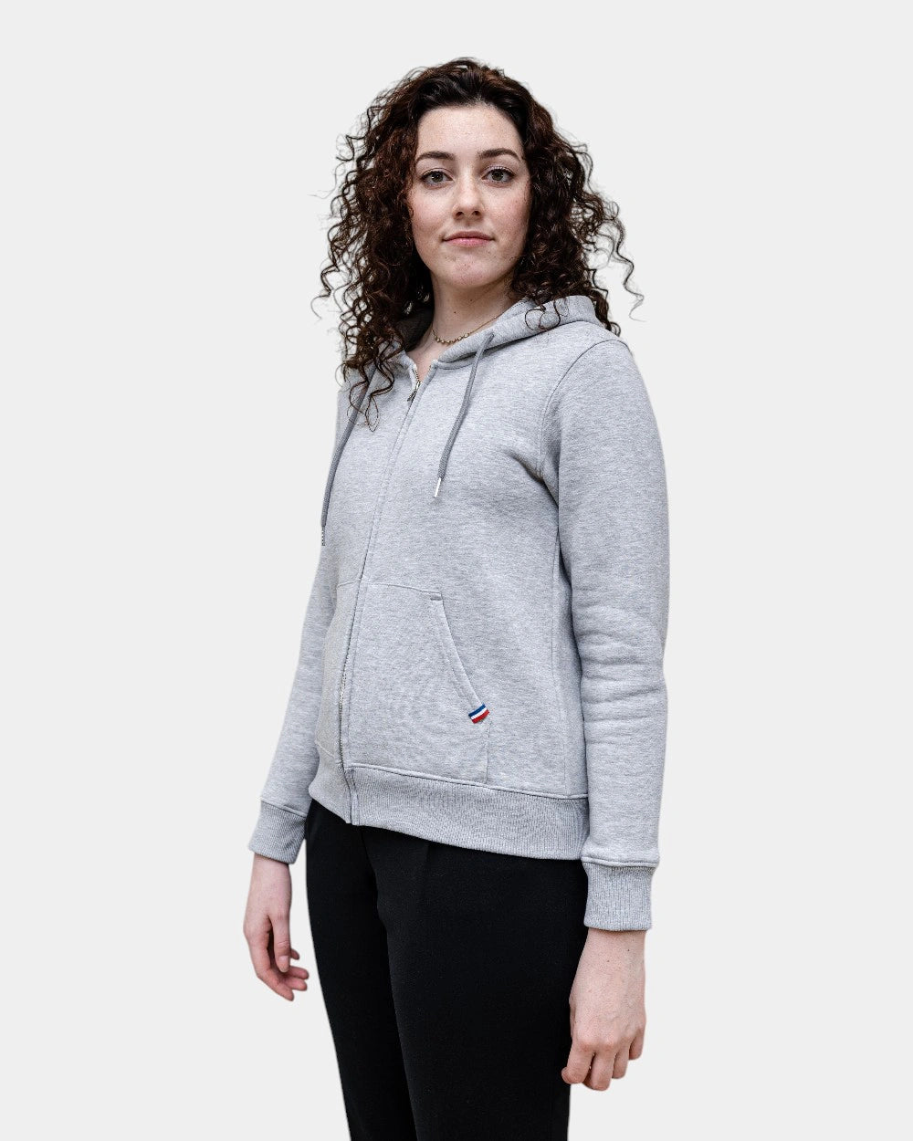 Damen-Zip-Hoodie aus Fleece zum Personalisieren