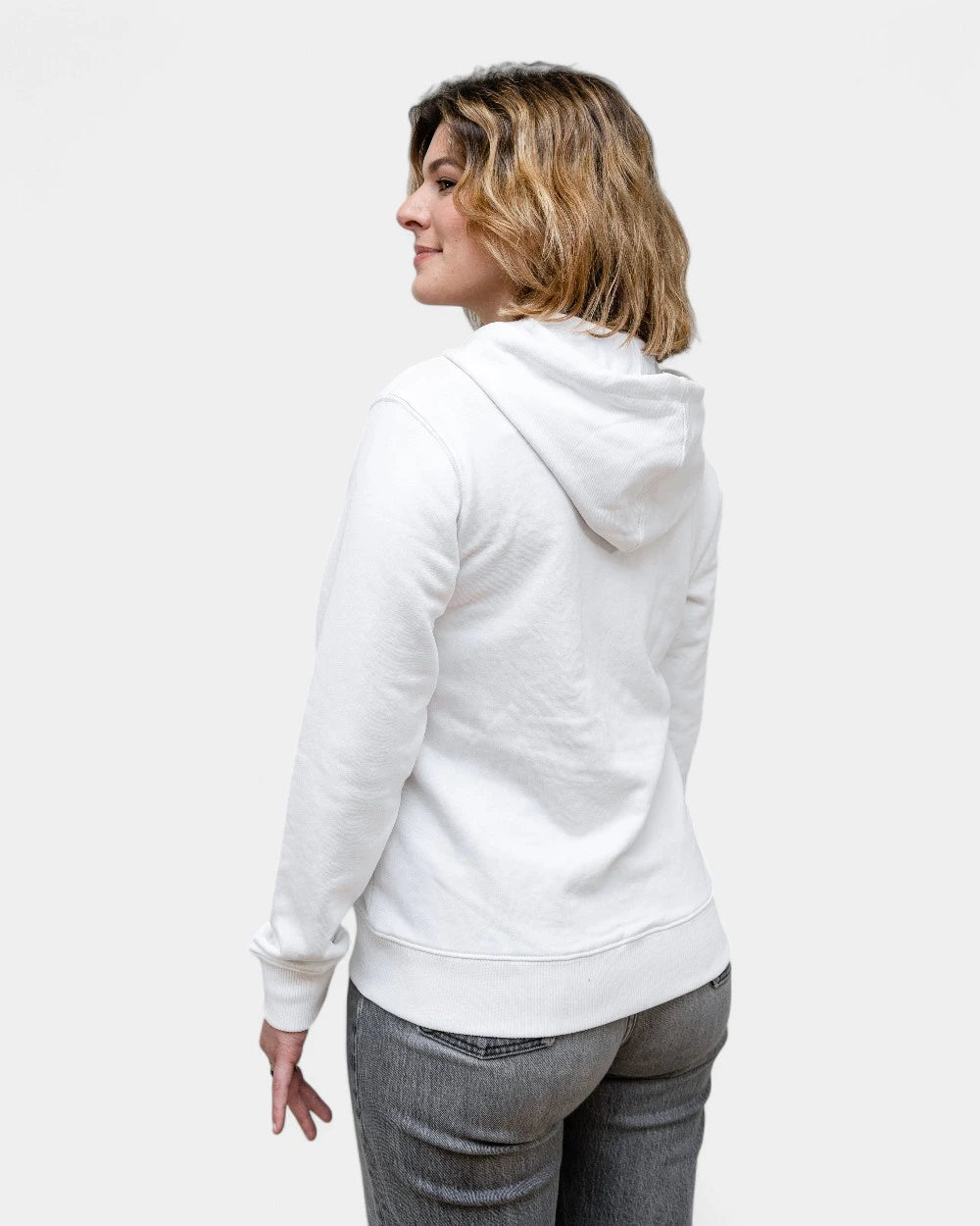 Damen-Hoodie Made in France mit Reißverschluss zum Personalisieren