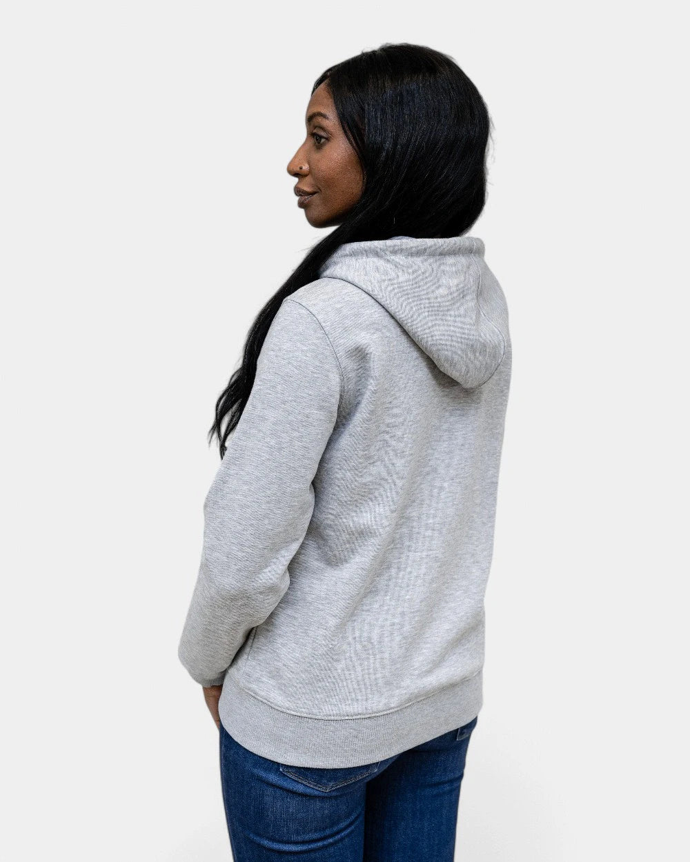 Damen-Hoodie Made in France mit Reißverschluss zum Personalisieren
