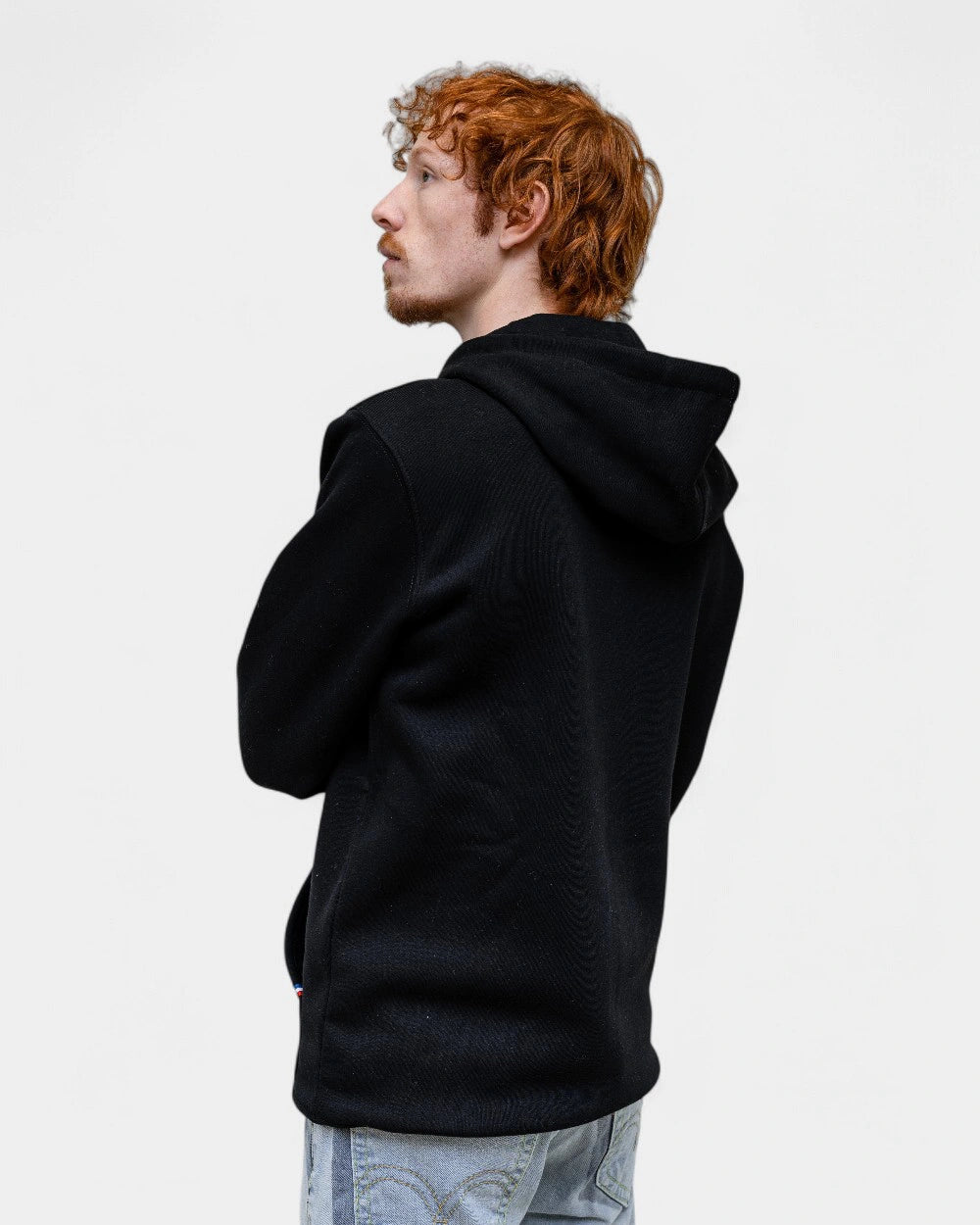 Herren-Zip-Sweatshirt Made in France zum Personalisieren