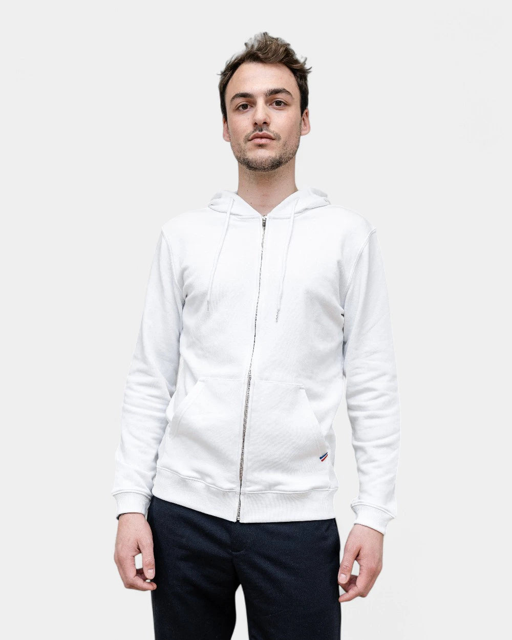 Herren-Hoodie Made in France mit Reißverschluss zum Personalisieren