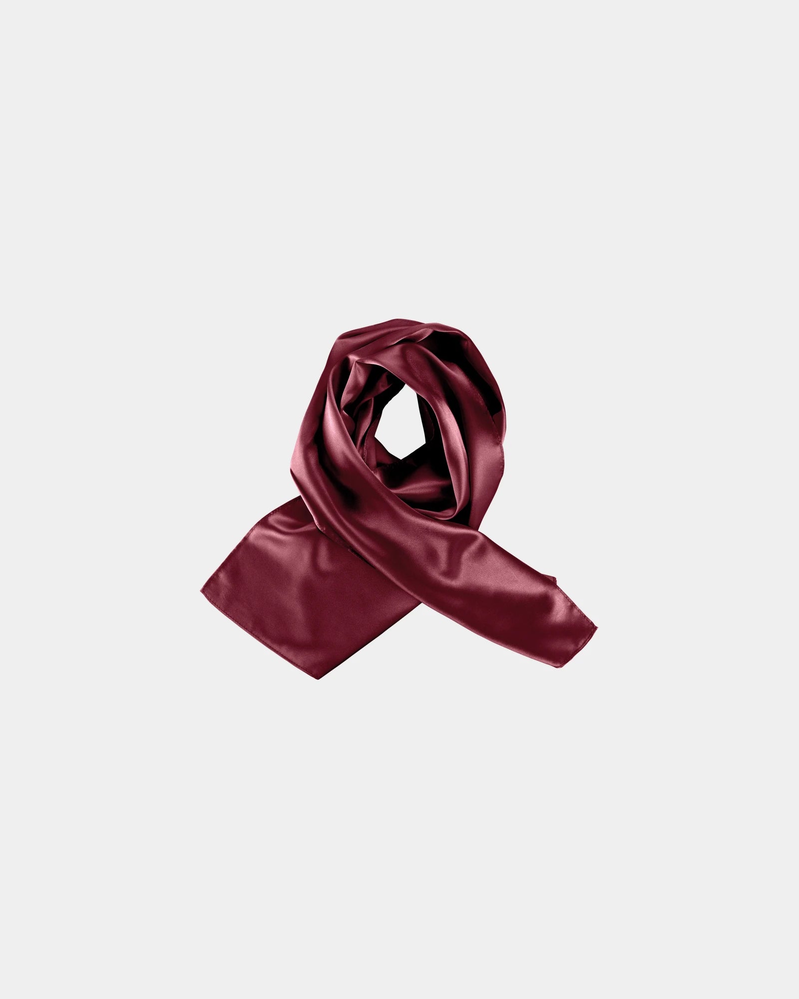 Foulard satiné polyester femme à personnaliser - Wine