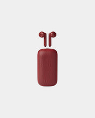 Bluetooth Kopfhörer Lexon Speakerbuds zum Personalisieren - Rot