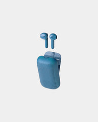 Écouteurs sans fil Lexon Speakerbuds à personnaliser - Blue