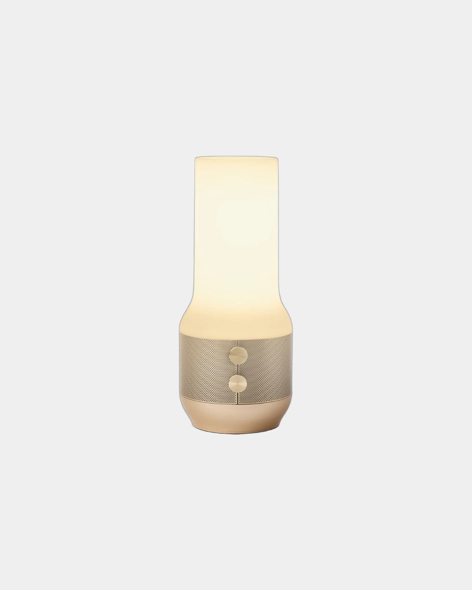 Lampe LED 3-in-1 Lexon Terrace+ zum Personalisieren - Weiches Gold
