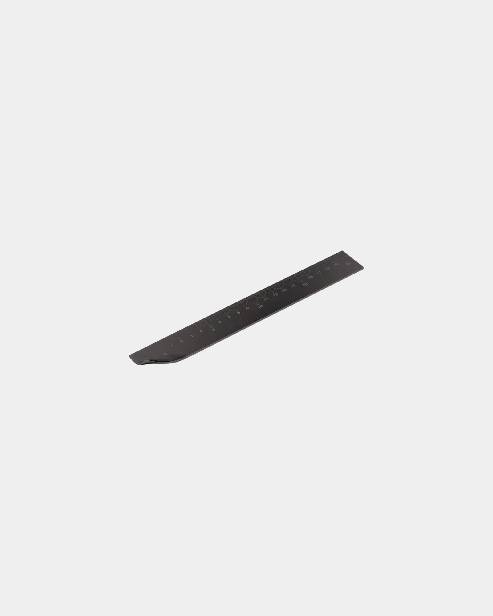 Règle aluminium Lexon City Ruler 20 cm à personnaliser - Gun Metal