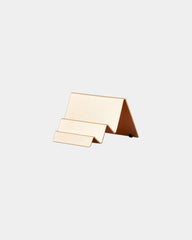 Visitenkartenständer Aluminium Lexon CITY CARD zum Personalisieren - Gold