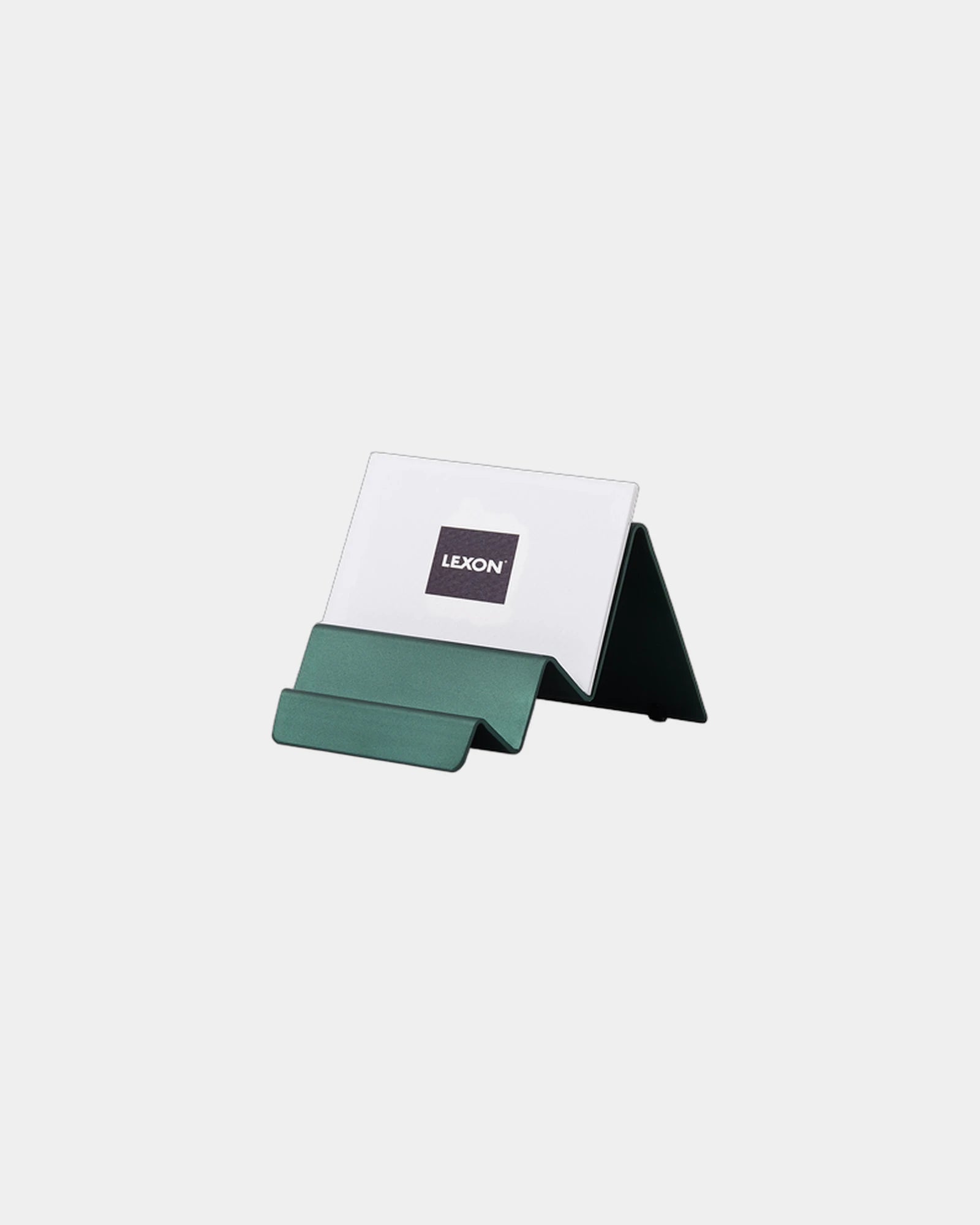 Visitenkartenständer Aluminium Lexon CITY CARD zum Personalisieren - 3