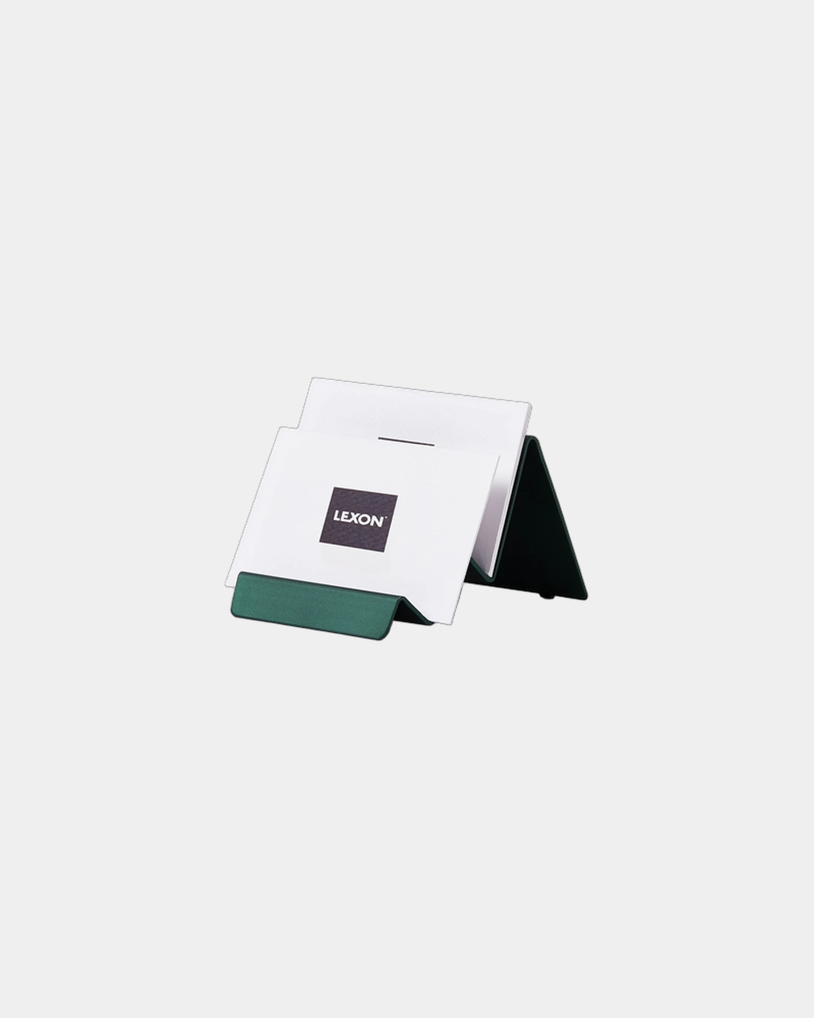 Visitenkartenständer Aluminium Lexon CITY CARD zum Personalisieren - 4