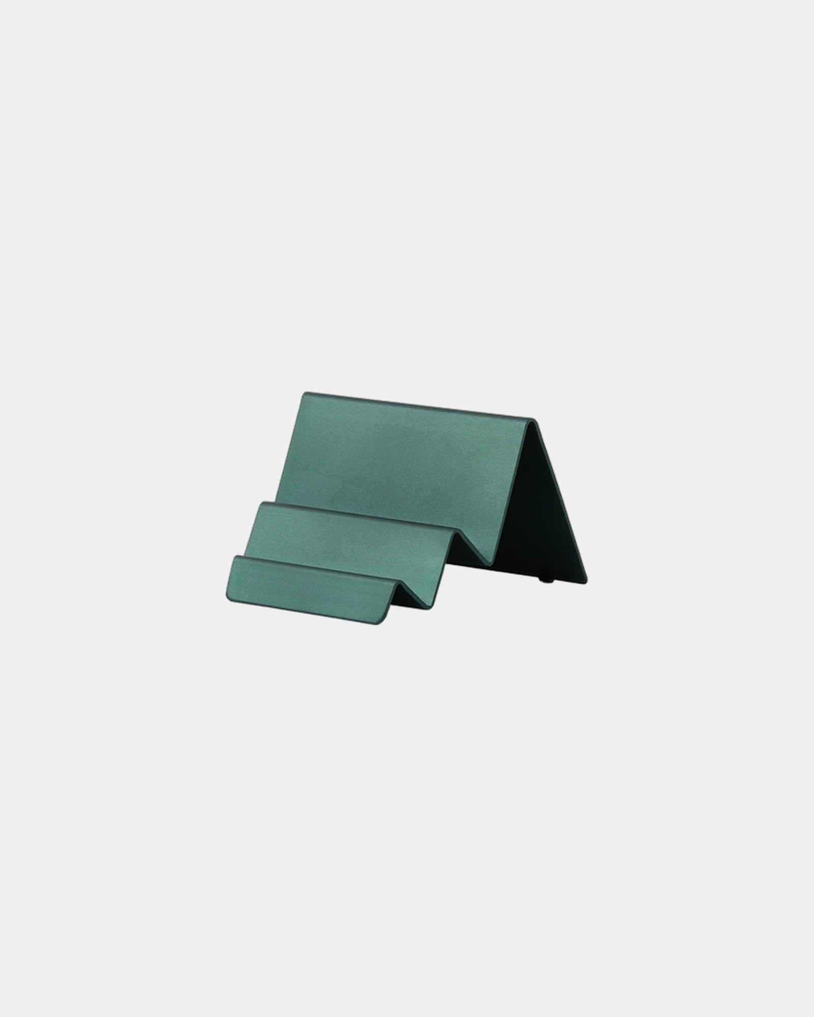 Visitenkartenständer Aluminium Lexon CITY CARD zum Personalisieren - Grün