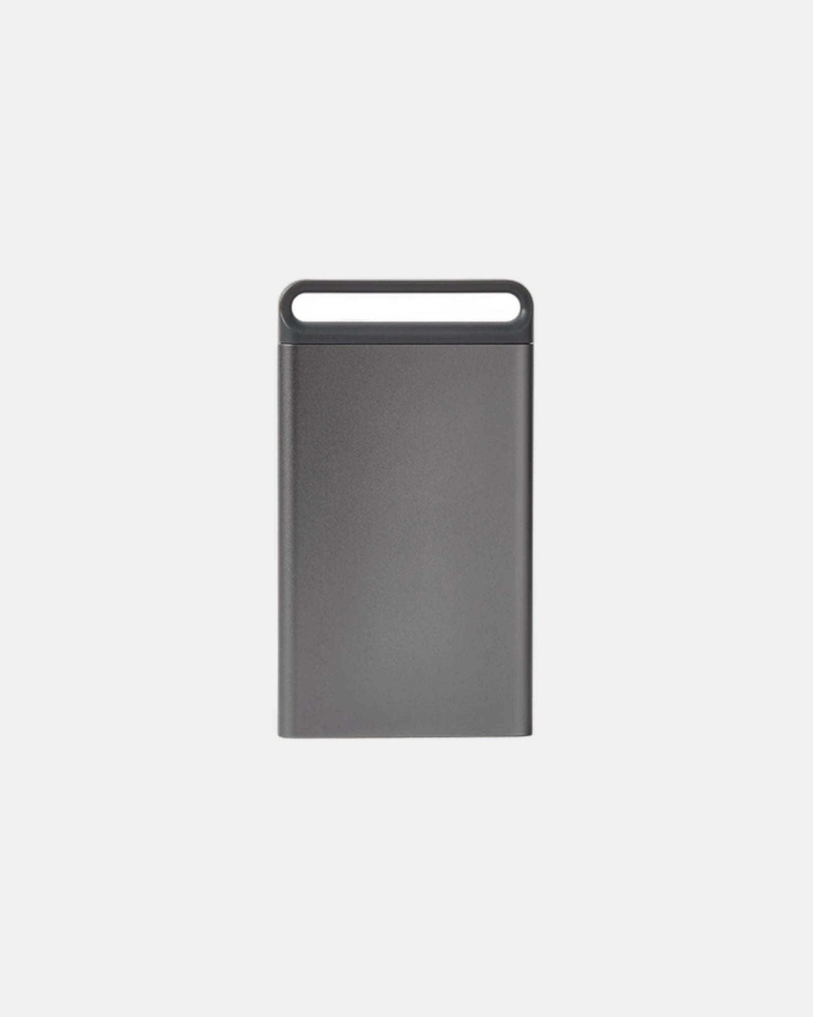 Kartenetui Aluminium für 15 Visitenkarten Lexon zum Personalisieren - Gun Metal