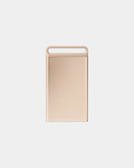 Kartenetui Aluminium für 15 Visitenkarten Lexon zum Personalisieren - Gold