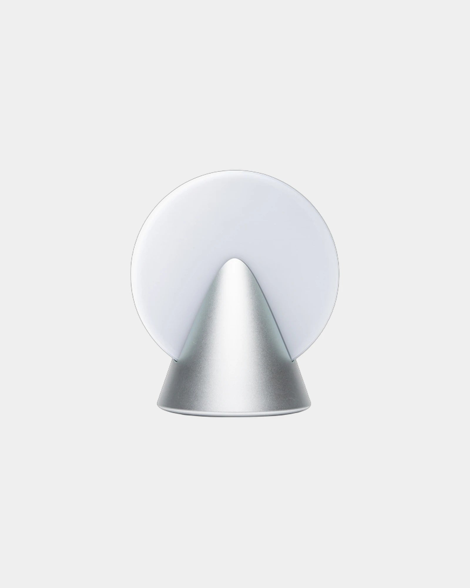LED Lampe Aluminium Lexon Conic zum Personalisieren - Gletscher-Alu