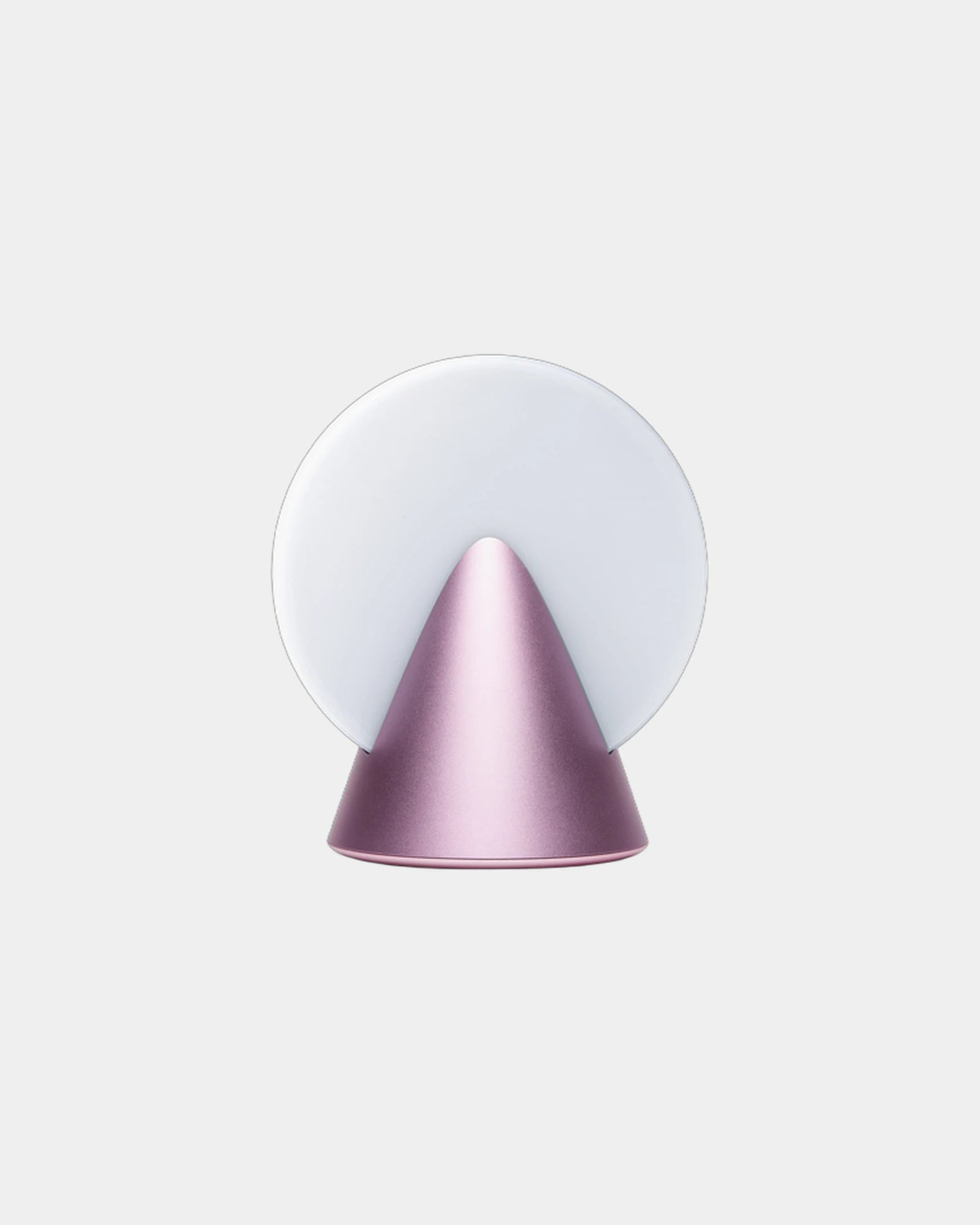LED Lampe Aluminium Lexon Conic zum Personalisieren - Rosa Blüte