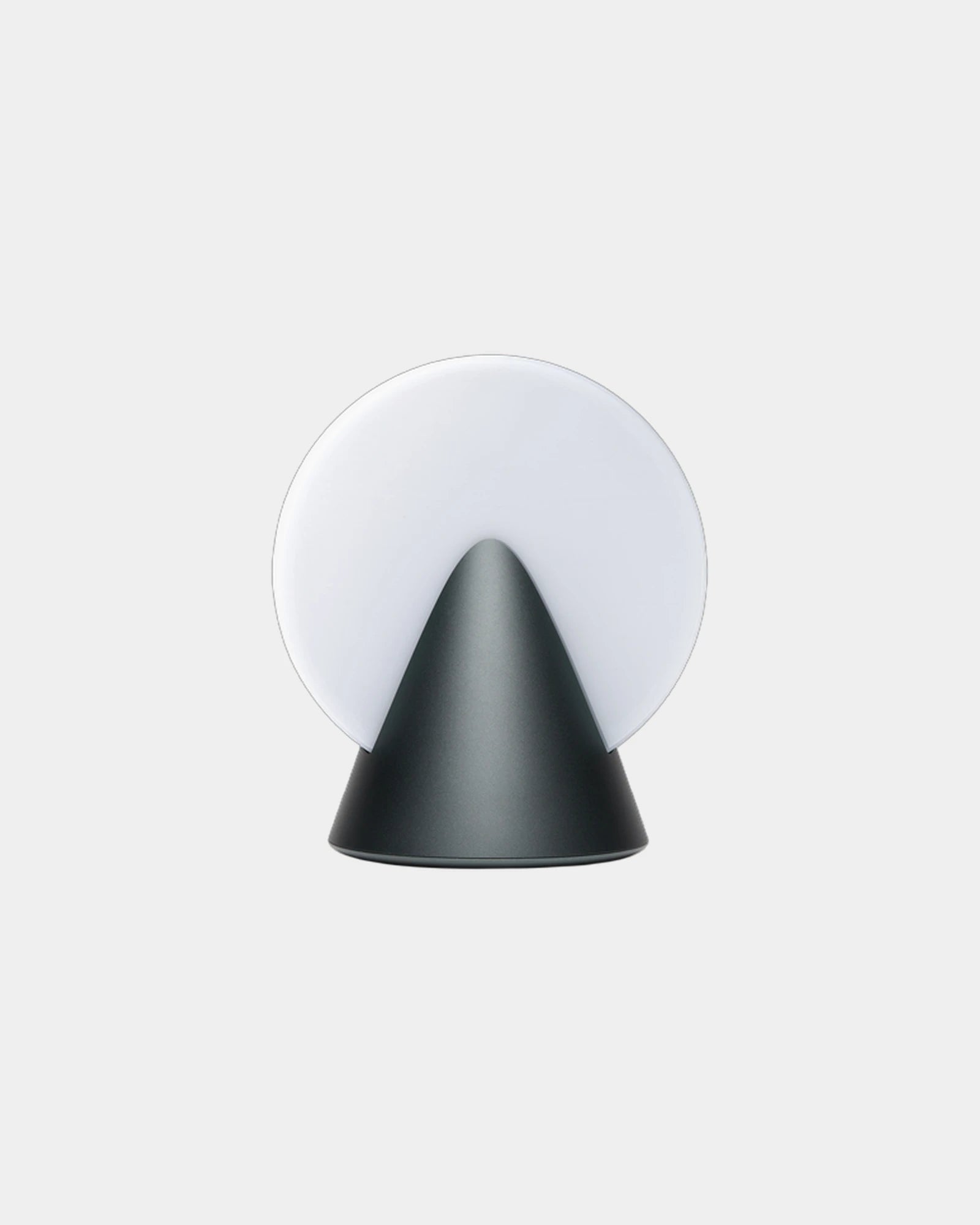 LED Lampe Aluminium Lexon Conic zum Personalisieren - Platin-Grau