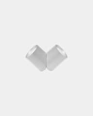 Duo-Lampe Aluminium Lexon Ray Light zum Personalisieren - Roh-Alu