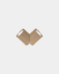 Duo-Lampe Aluminium Lexon Ray Light zum Personalisieren - Lebhaftes Gold