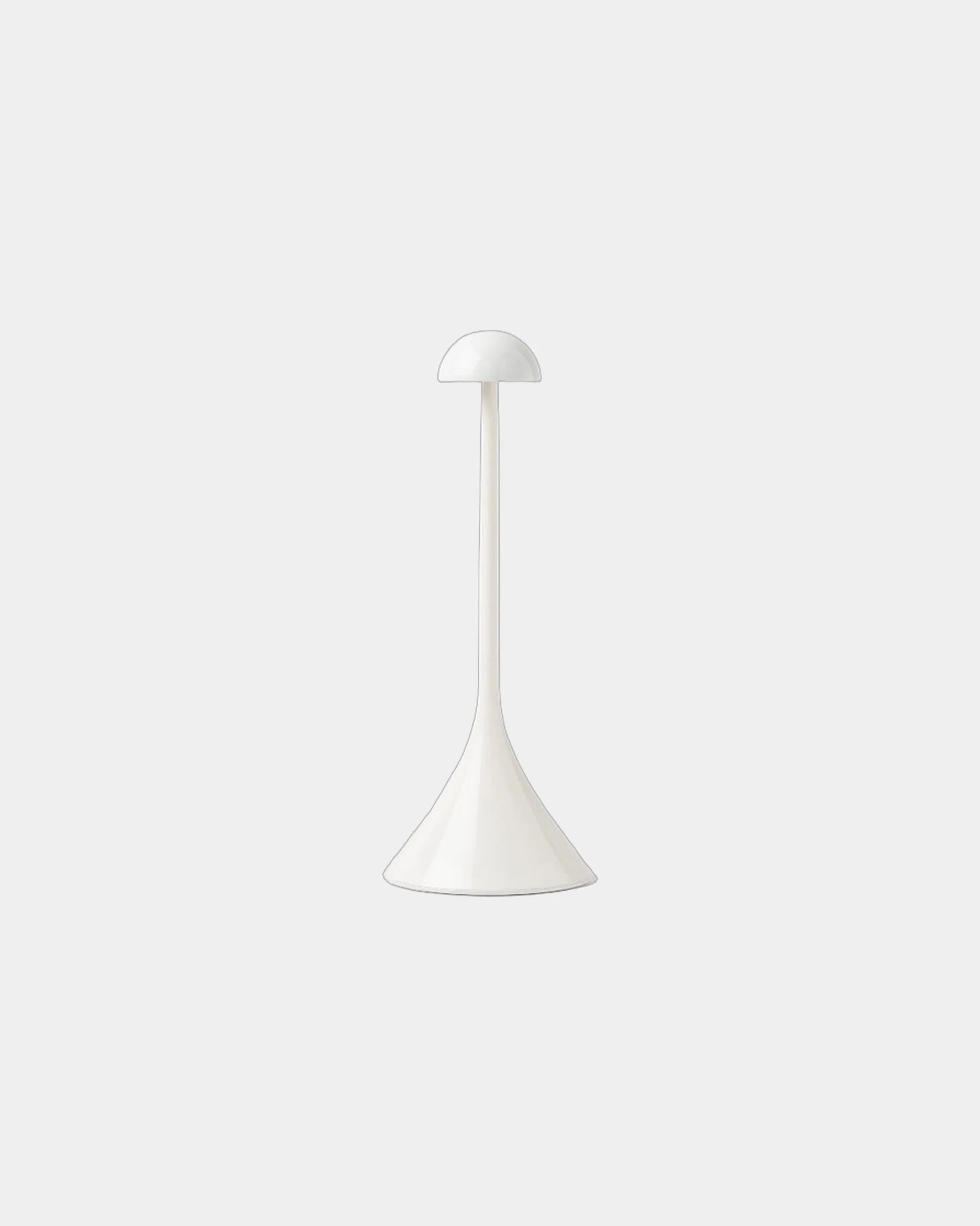 Tischlampe LED ABS Lexon Steli S - Dome zum Personalisieren - Glänzend Weiß