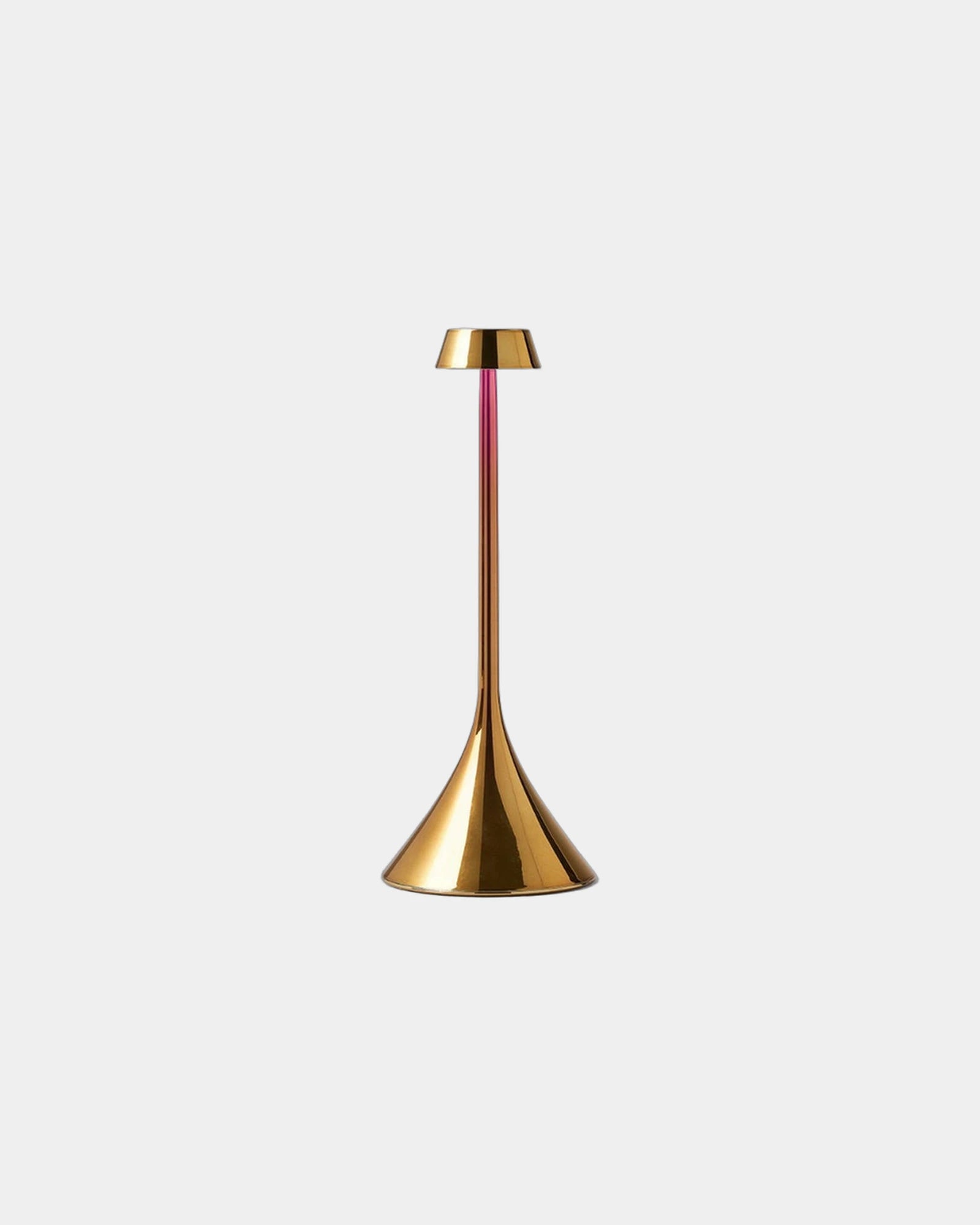 Tischlampe LED ABS Lexon Steli S - Dome zum Personalisieren - Metallisch Gold