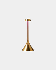 Tischlampe LED ABS Lexon Steli S - Dome zum Personalisieren - Metallisch Gold